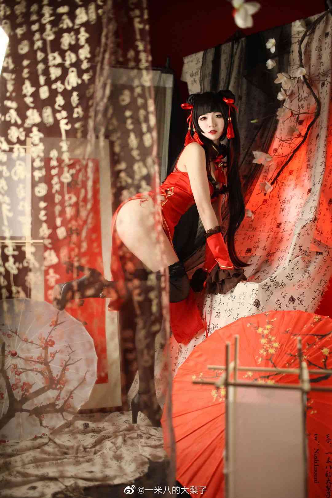 一米八的大梨子时崎狂三新春旗袍